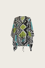 Nala Short Kaftan // Cosmic Bloom Print