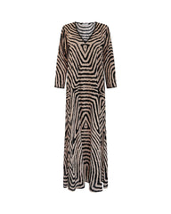 Rain Long Tunic // Tribal Moon Print