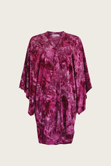 Zia Short Kimono // Moonwash Tie Dye