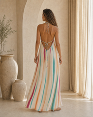 Venus Long Dress // Brushlight Tie Dye