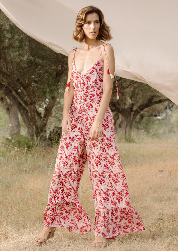 Dixie Jumpsuit // Saintes Print