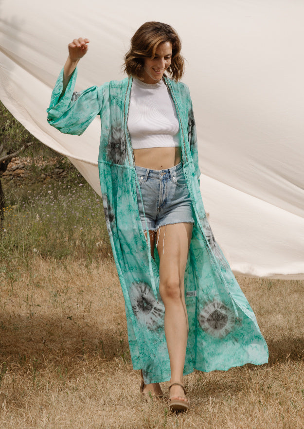 Wren Duster // Shibori Tie Dye