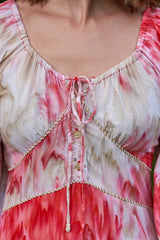 Eloa Boho Dress // Xuclar Tie Dye - Terracotta