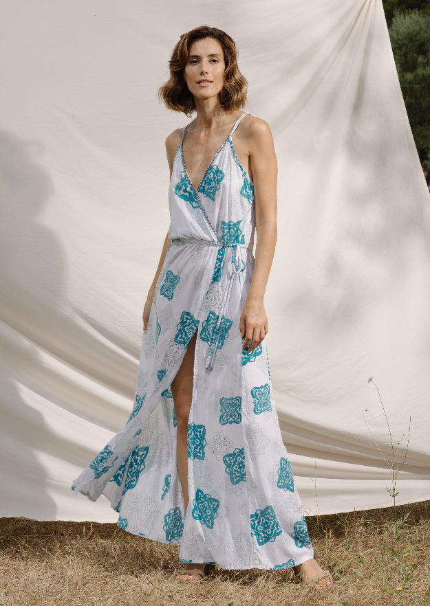 Jade Dress //  Georgette Print