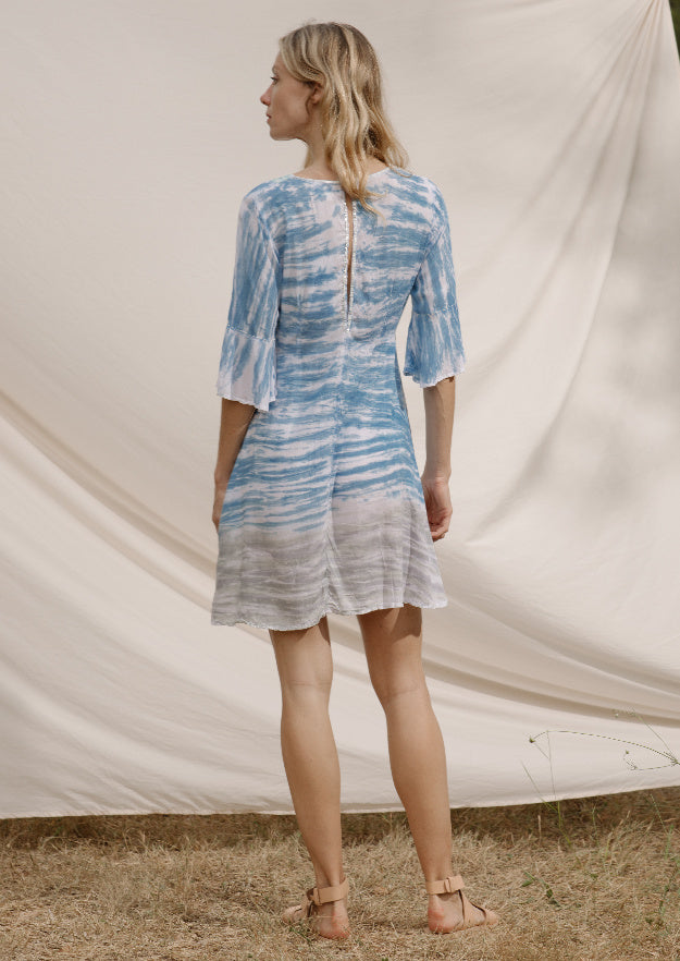 Jasmine Tunic Dress // Petricor Tie Dye