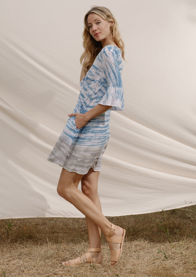 Jasmine Tunic Dress // Petricor Tie Dye