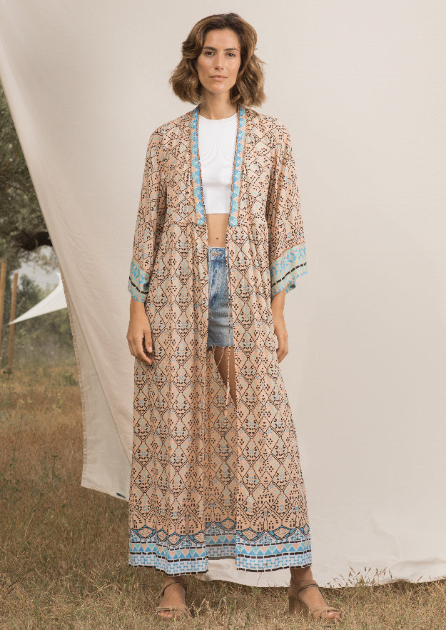 Wren Duster // Folk Print