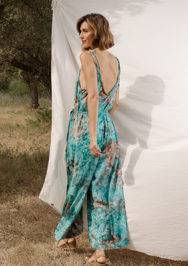 Libby Jumpsuit // Geode Tie Dye