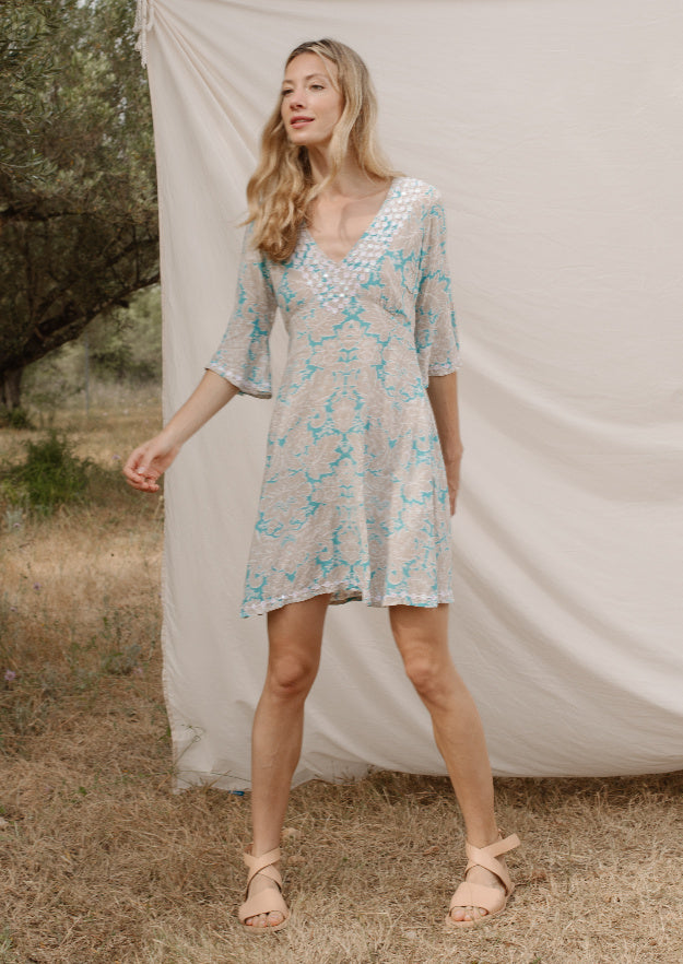 Jasmine Tunic Dress // Perenne Print
