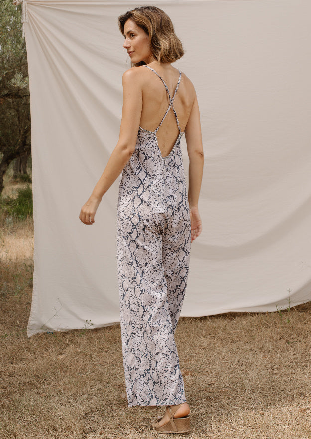 Ginny Jumpsuit // Serpent Print