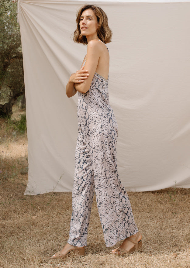 Ginny Jumpsuit // Serpent Print