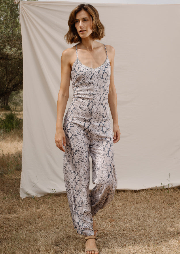 Ginny Jumpsuit // Serpent Print