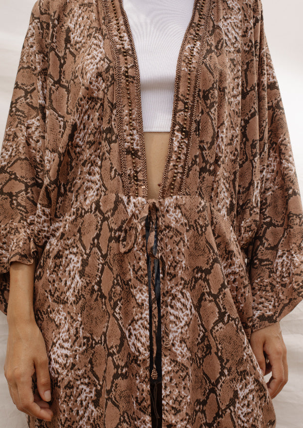 Charo Kimono // Serpent Print