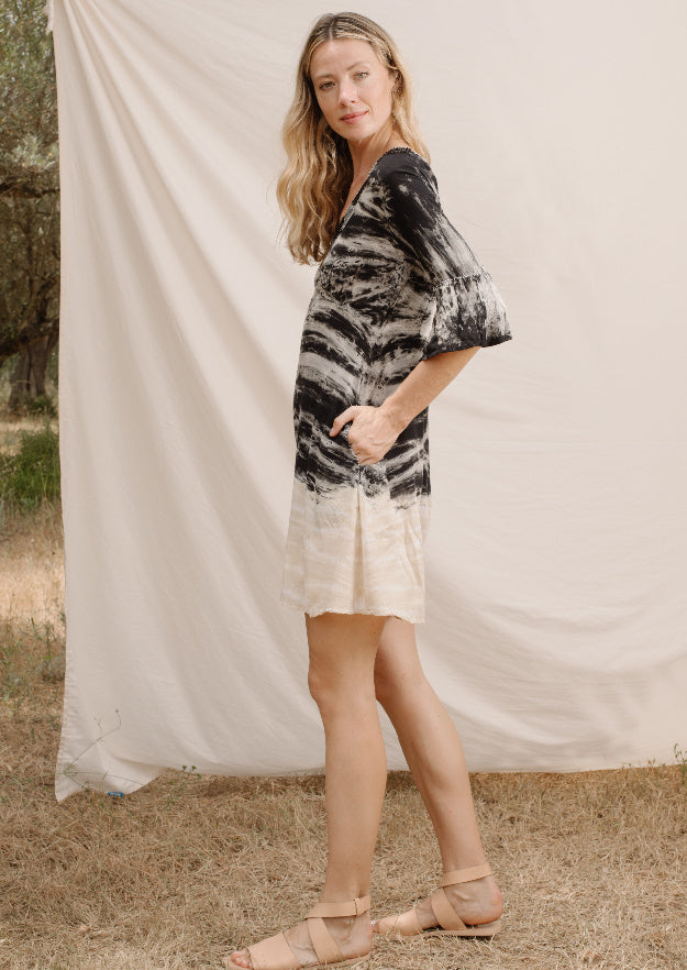 Jasmine Tunic Dress // Petricor Tie Dye