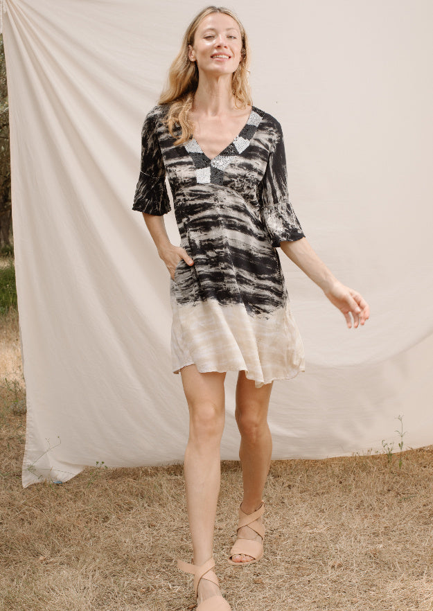 Jasmine Tunic Dress // Petricor Tie Dye