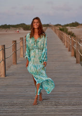 Cora Kaftan // Tanit Tie Dye - Verde