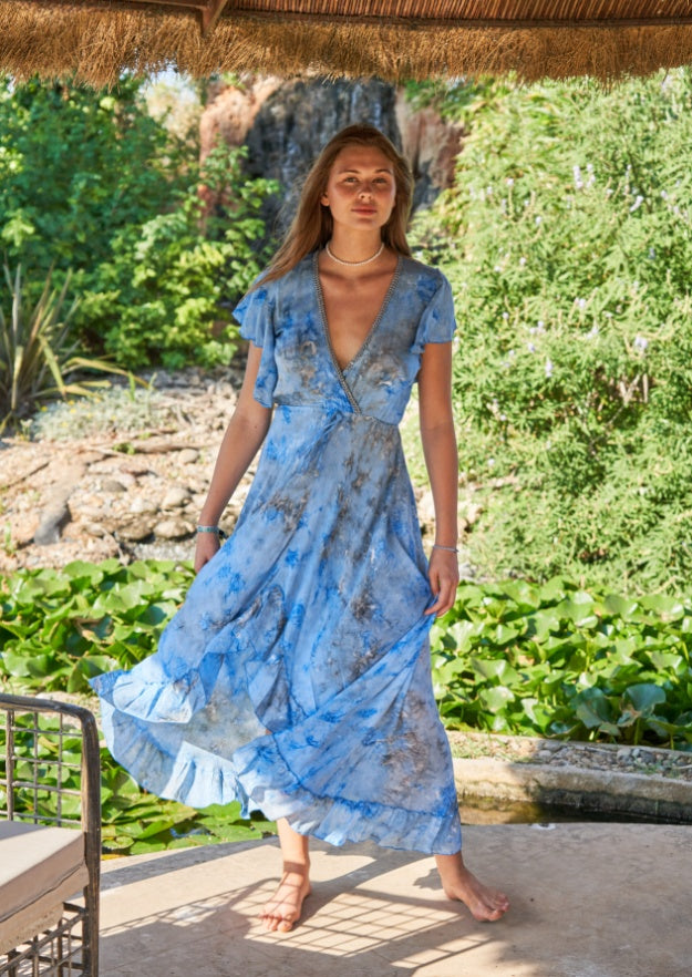 Rani Play Dress // Molí Tie Dye - Blu