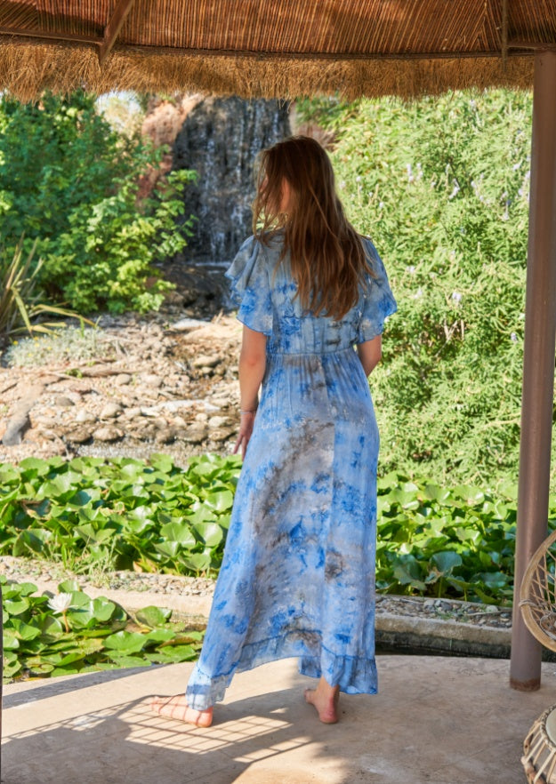 Rani Play Dress // Molí Tie Dye - Azul 