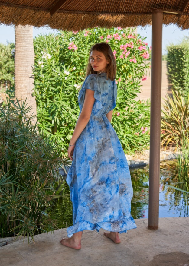 Robe Rani // Molí Tie Dye - Bleu