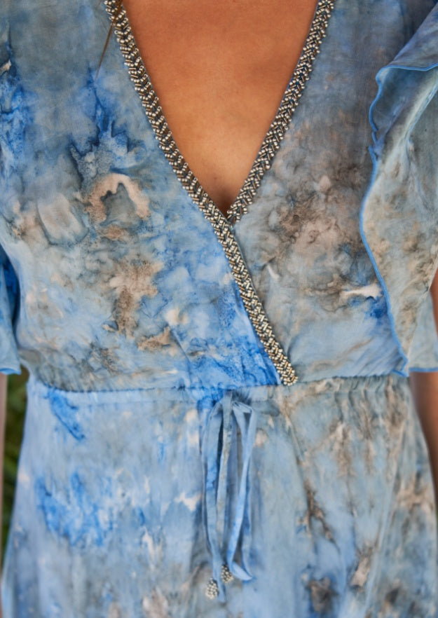 Rani Dress // Molí Tie Dye - Blue