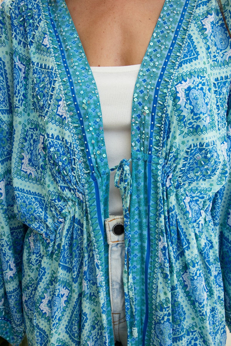 Aluette Kimono // Rombo Print