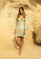 Abito a Tunica Faye // Bora Tie Dye - Oro