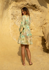 Abito a Tunica Faye // Bora Tie Dye - Oro
