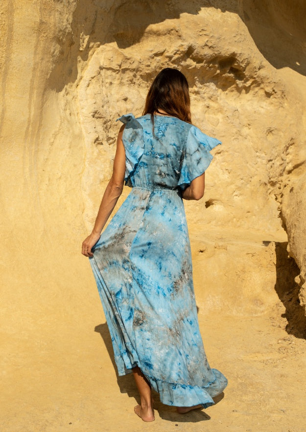 Rani Play Dress // Molí Tie Dye - Azul 