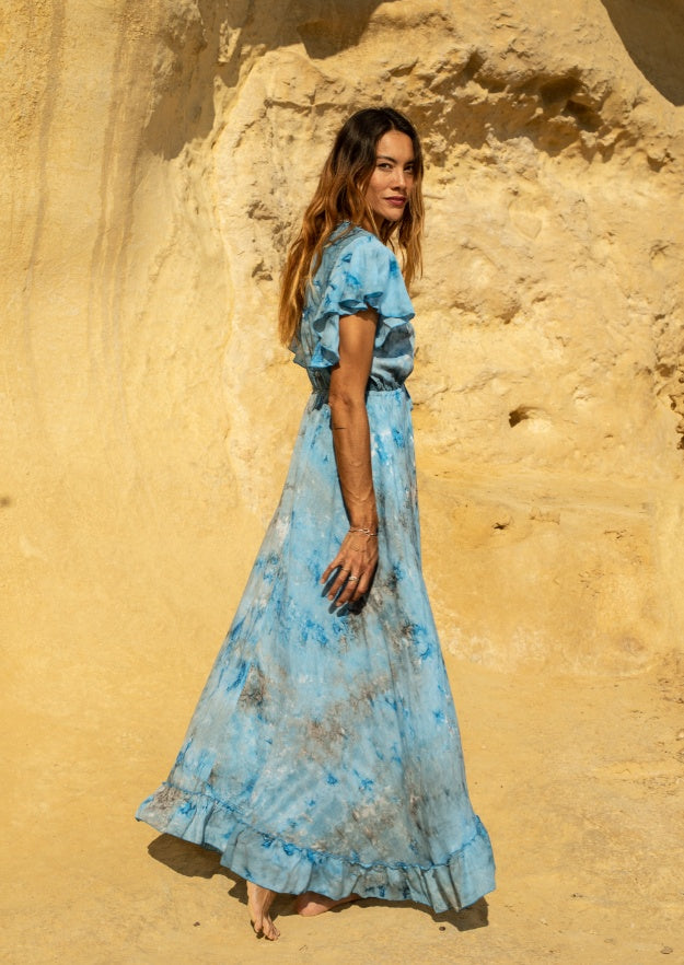 Robe Rani // Molí Tie Dye - Bleu