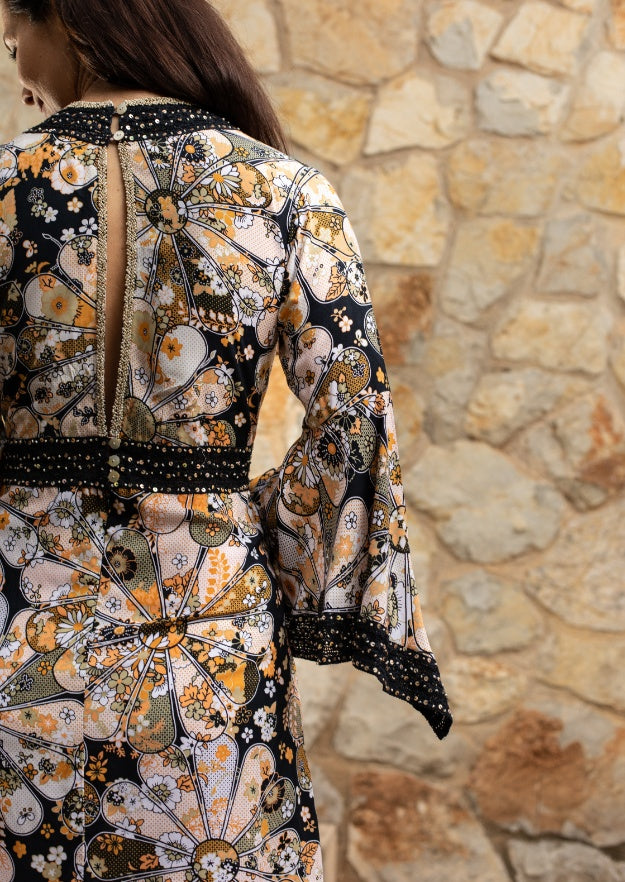 Robe Tunique Cora // Gertrudis Print - Terre Cuite