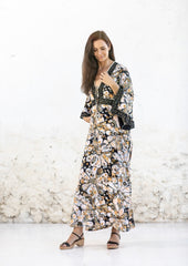 Cora Kaftan // Gertrudis Print - Terre cuite
