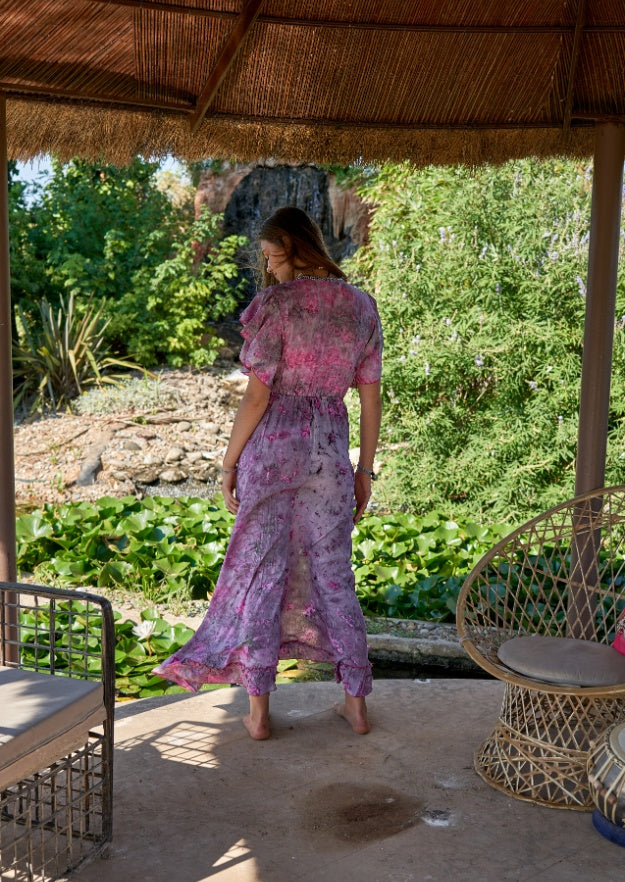 Rani Dress // Molí Tie Dye - Pink